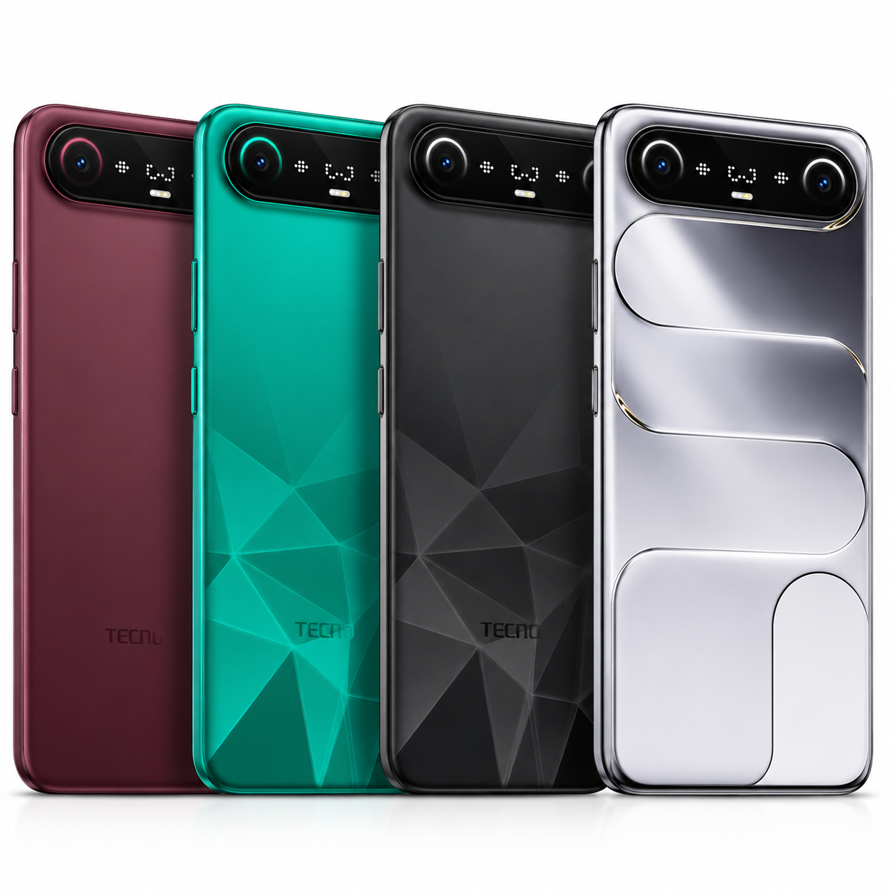 TECNO Camon Slim 24GB RAM  256GB – Écran AMOLED 144Hz, 50MP, Batterie 5600mAh | Kadmarket Gabon